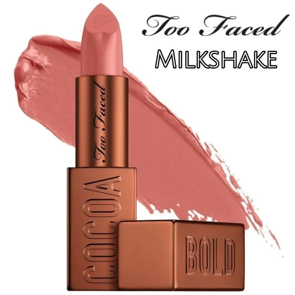 Too Faced Cocoa Bold Lipstick-Milkshake (Muted Neutral Pink)